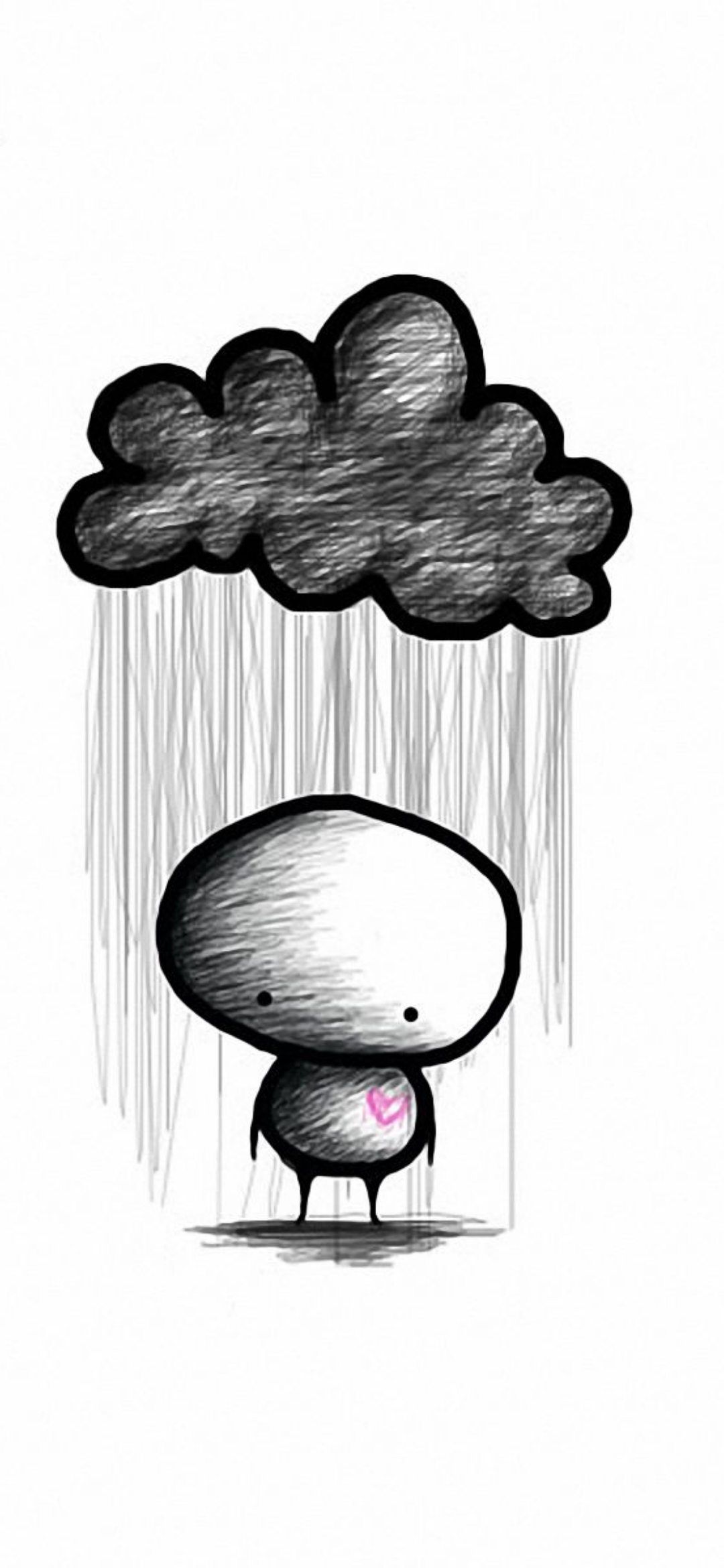 Rainy Day Heartache - illustration wallpaper for OpersCraft