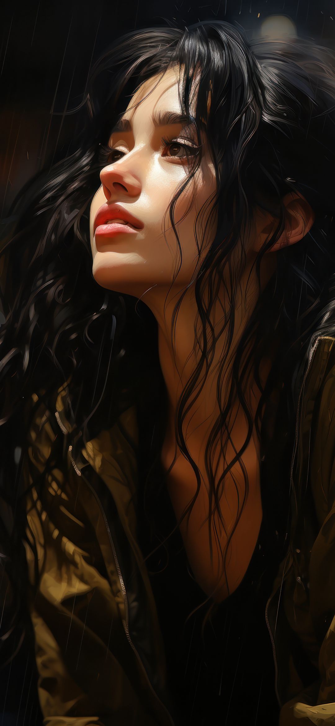 Rainy Day Portrait - girl wallpaper for OpersCraft