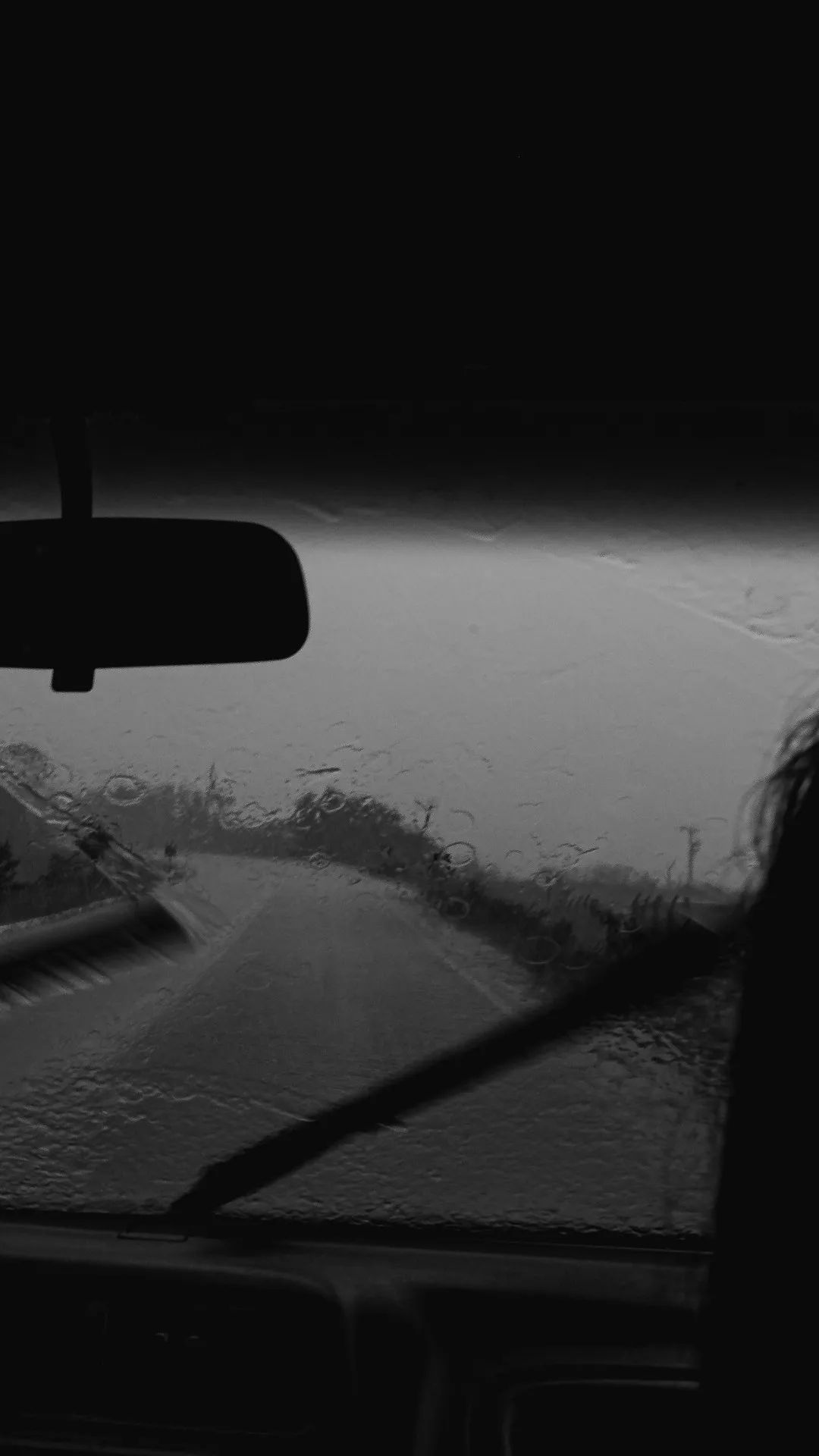 Rainy Road Trip - monochrome wallpaper for OpersCraft