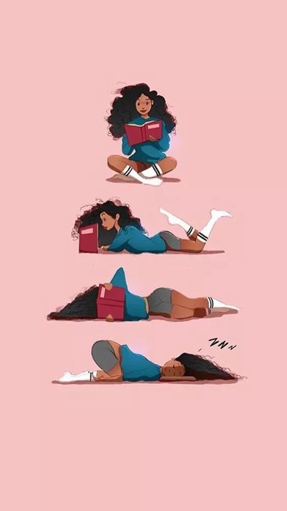 Reading to Sleep Stages - illustration wallpaper for OpersCraft