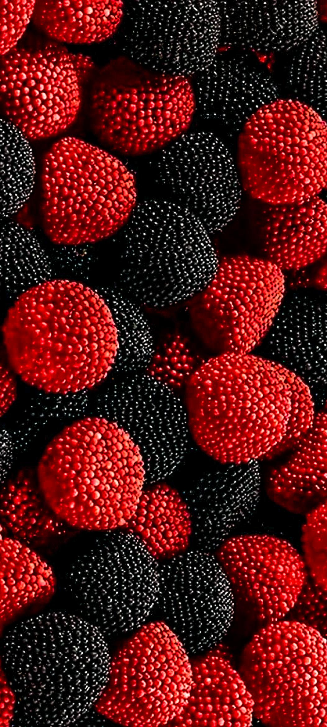 Red and Black Berries - abstract wallpaper for OpersCraft