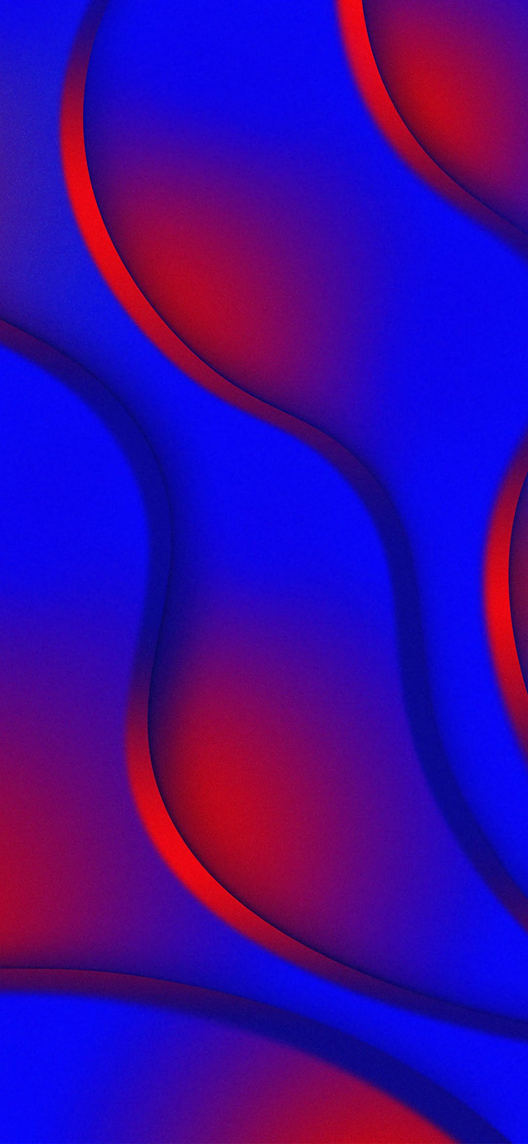 Red and Blue Waves - abstract wallpaper for OpersCraft