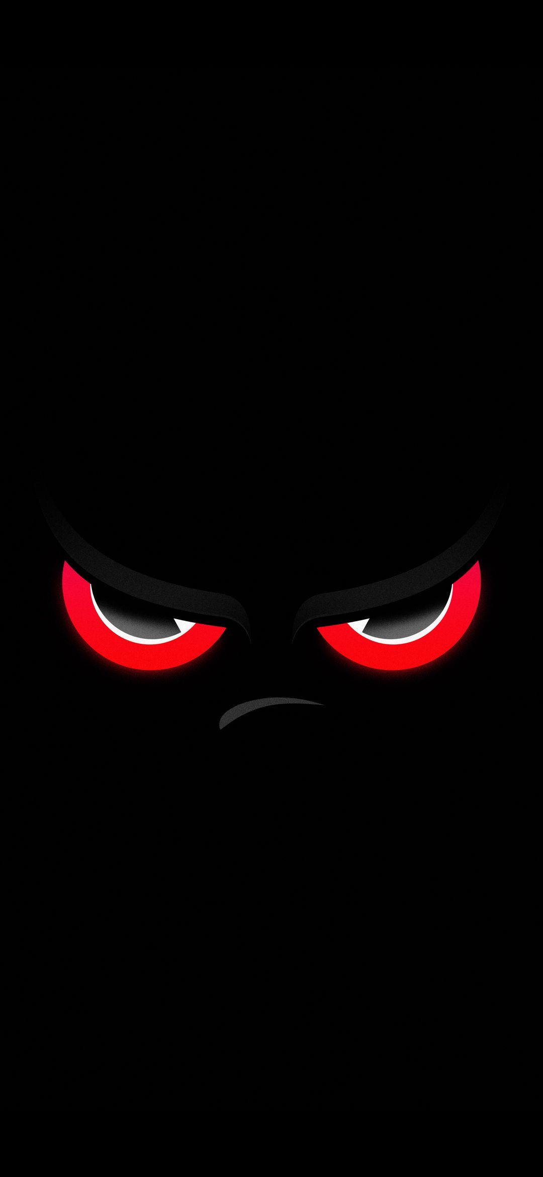 Red Angry Eyes - minimal wallpaper for OpersCraft