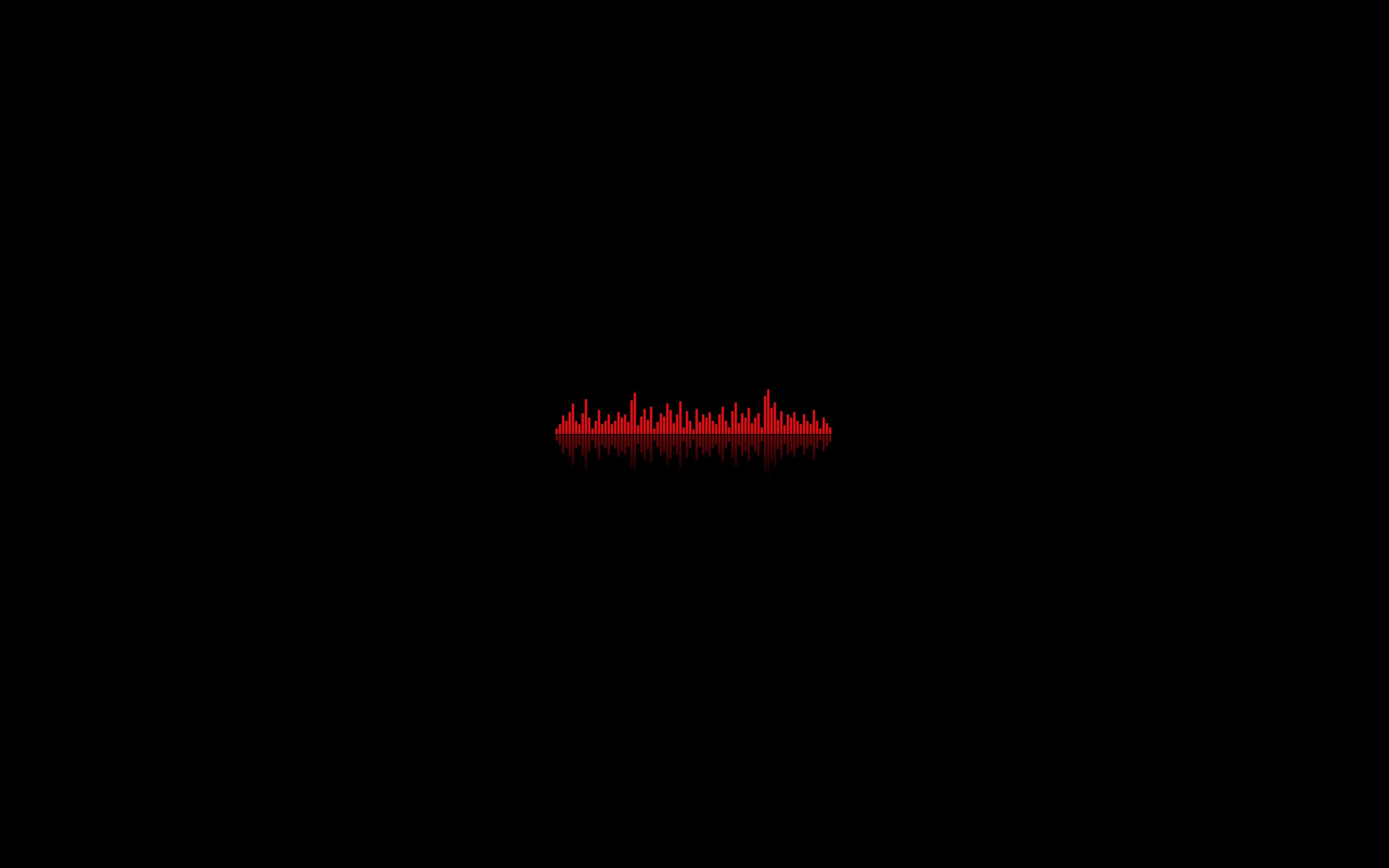 Red Audio Waveform Minimal - minimal wallpaper for OpersCraft