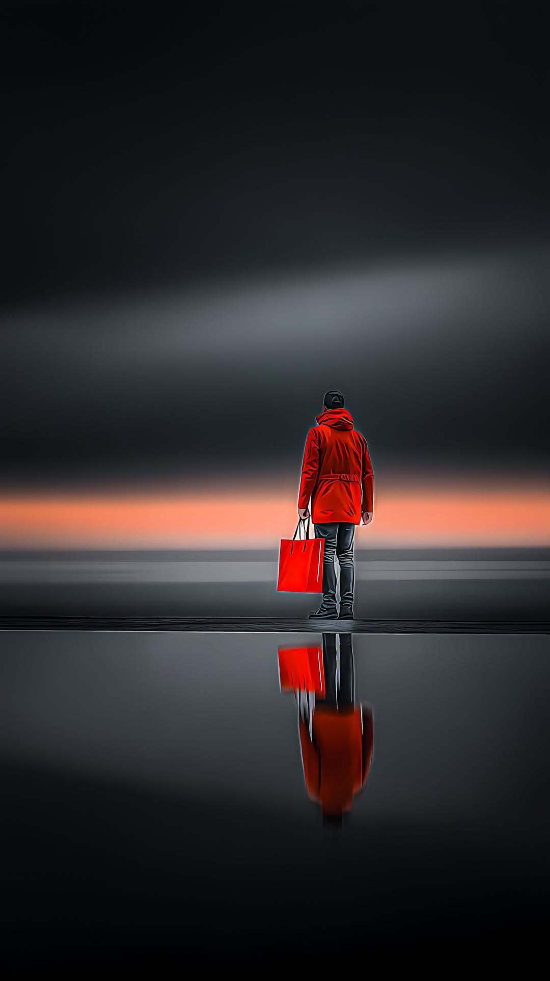 Red Bag Solitude - vintage wallpaper for OpersCraft