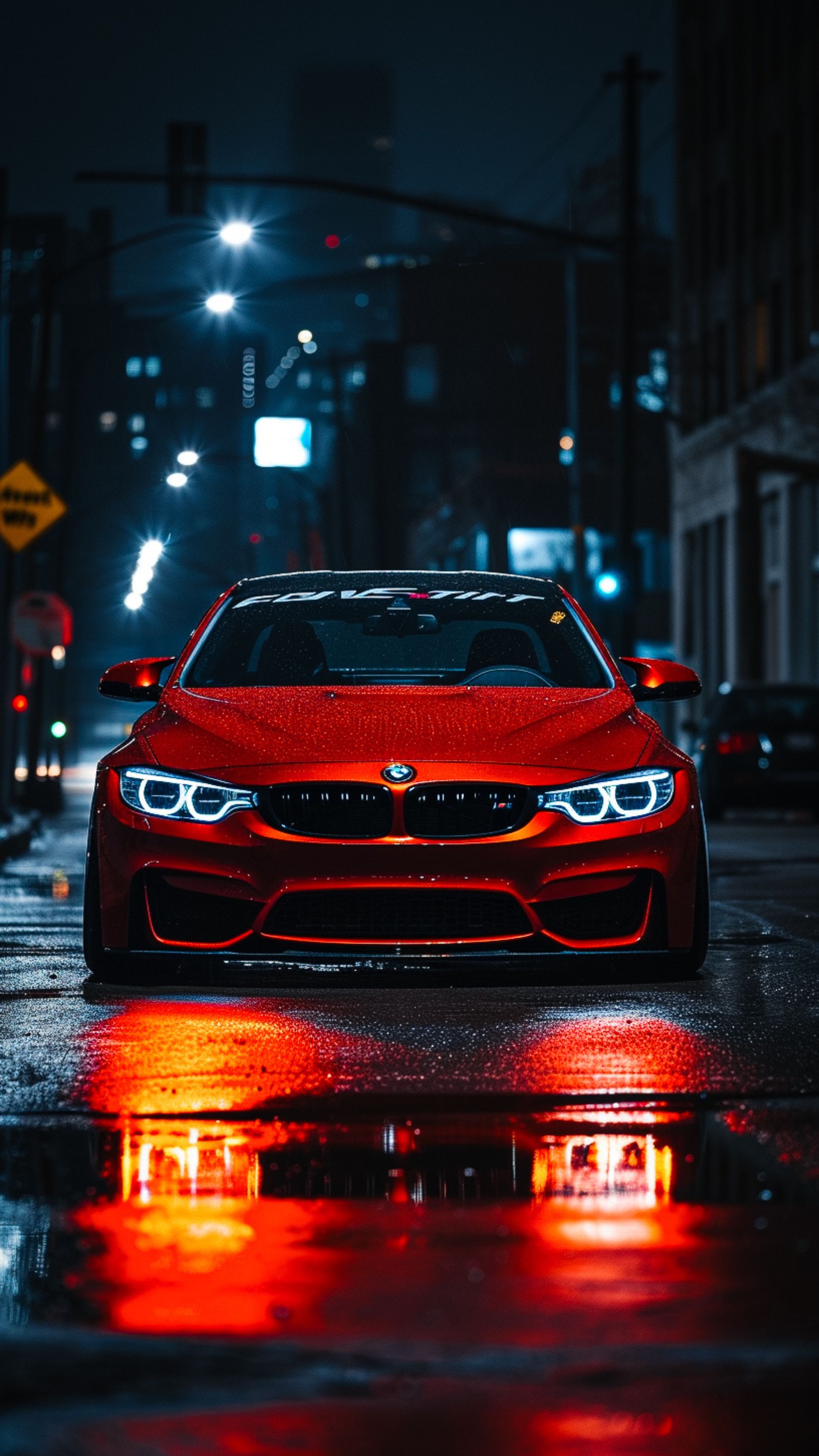 Red BMW Night Drive - bmw wallpaper for OpersCraft