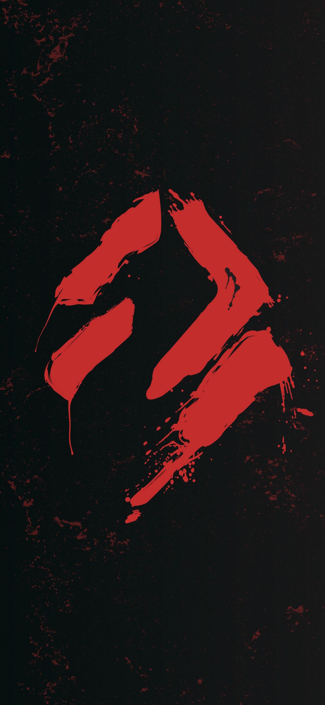 Red Brushstroke Symbol - ghetto wallpaper for OpersCraft