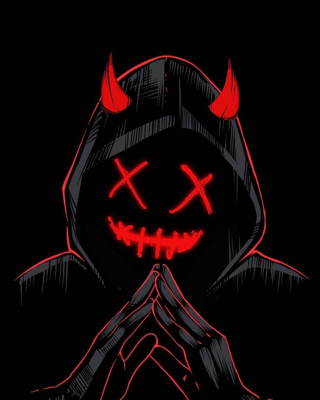 Red Devilish Grin - dope wallpaper for OpersCraft