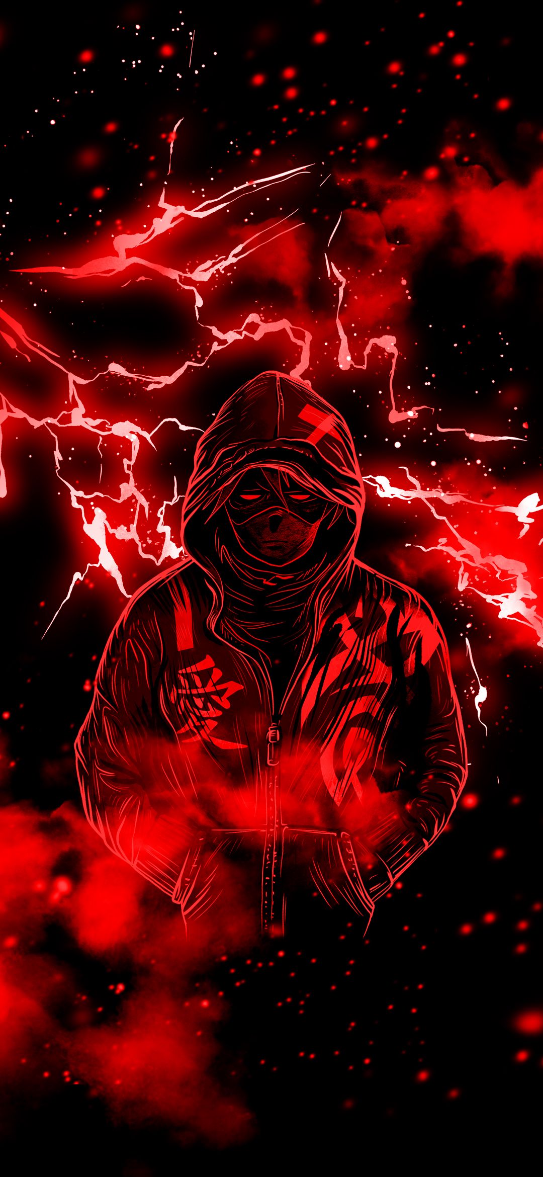 Red Lightning Hoodie - ghetto wallpaper for OpersCraft