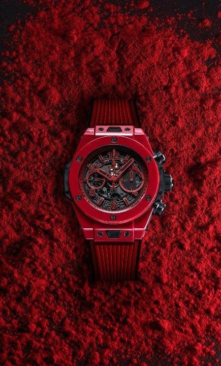 Red Luxury Chronograph Watch - still life wallpaper for OpersCraft