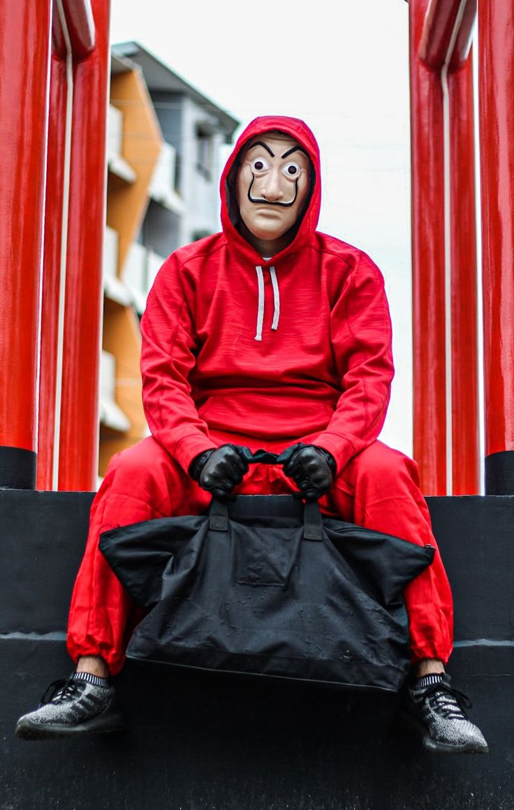 Red Masked Figure - mask wallpaper for OpersCraft