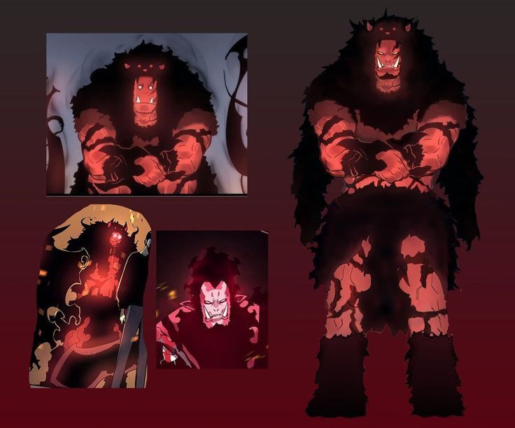 Red Orc Fur Monster - monster wallpaper for OpersCraft