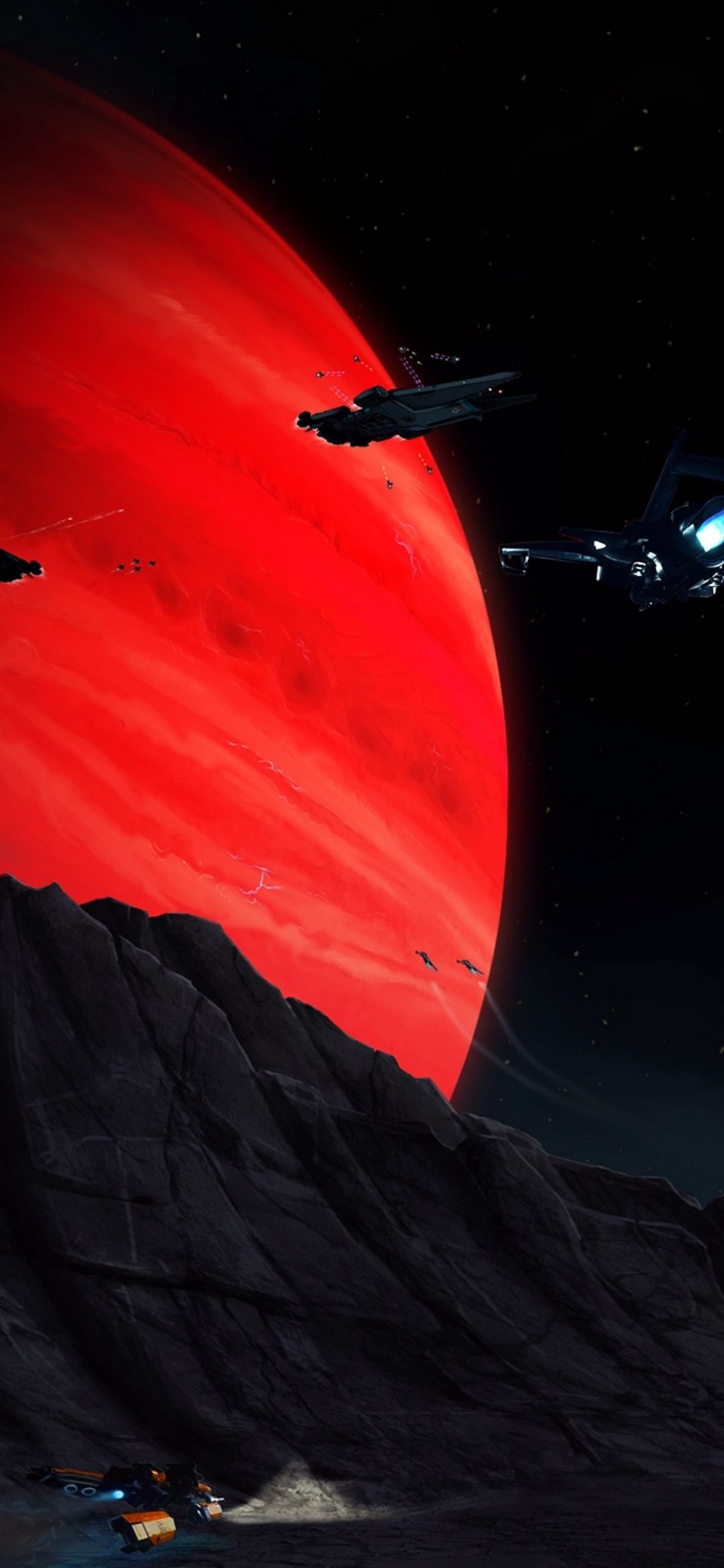 Red Planet Space Battle - random wallpaper for OpersCraft
