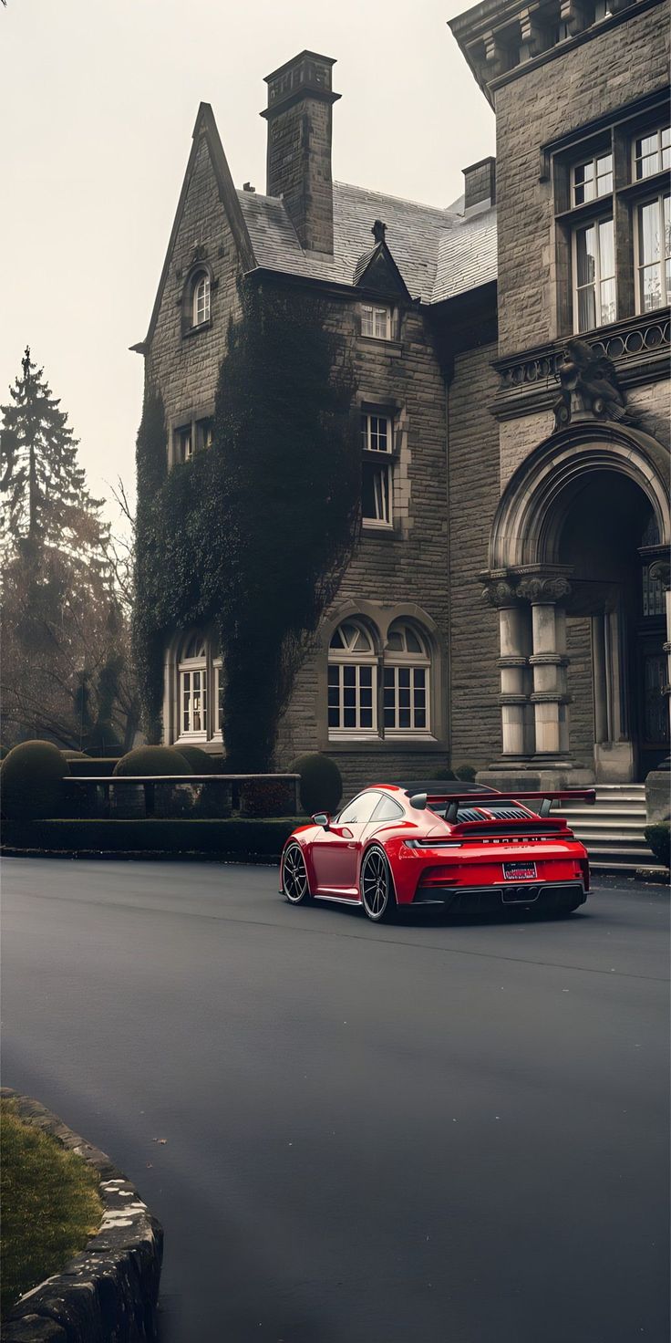 Red Porsche Grand Estate - porsche wallpaper for OpersCraft