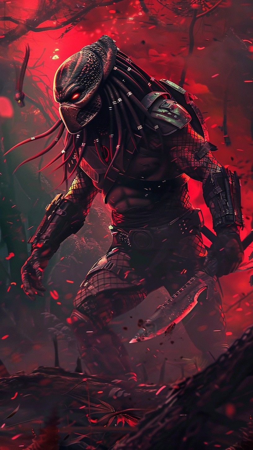 Red Predator Hunter - predator wallpaper for OpersCraft