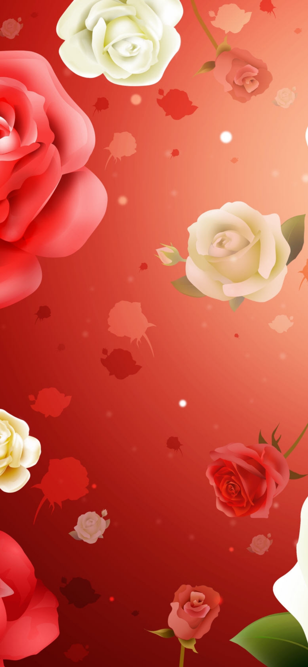 Red Rose Romance - floral wallpaper for OpersCraft