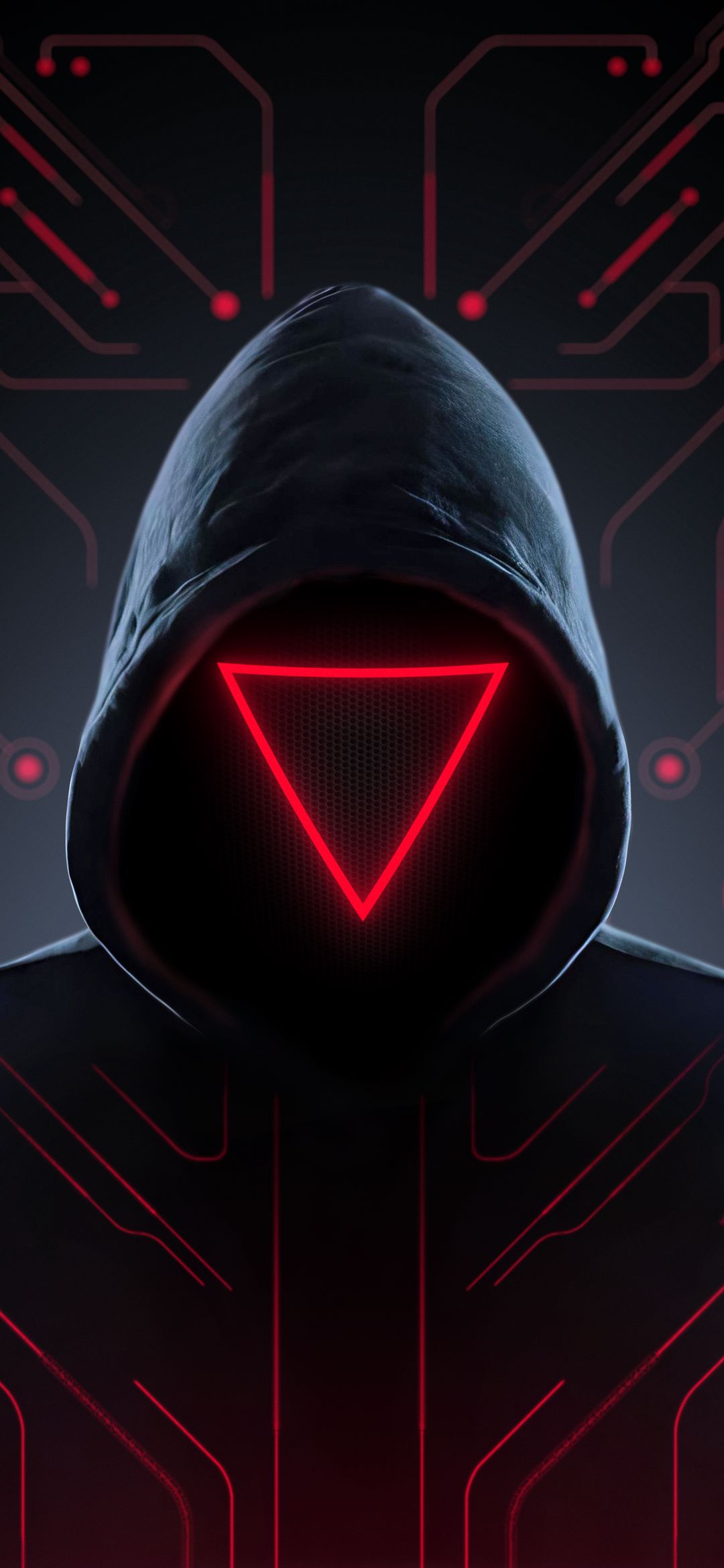 Red Triangle Hacker - hacker wallpaper for OpersCraft
