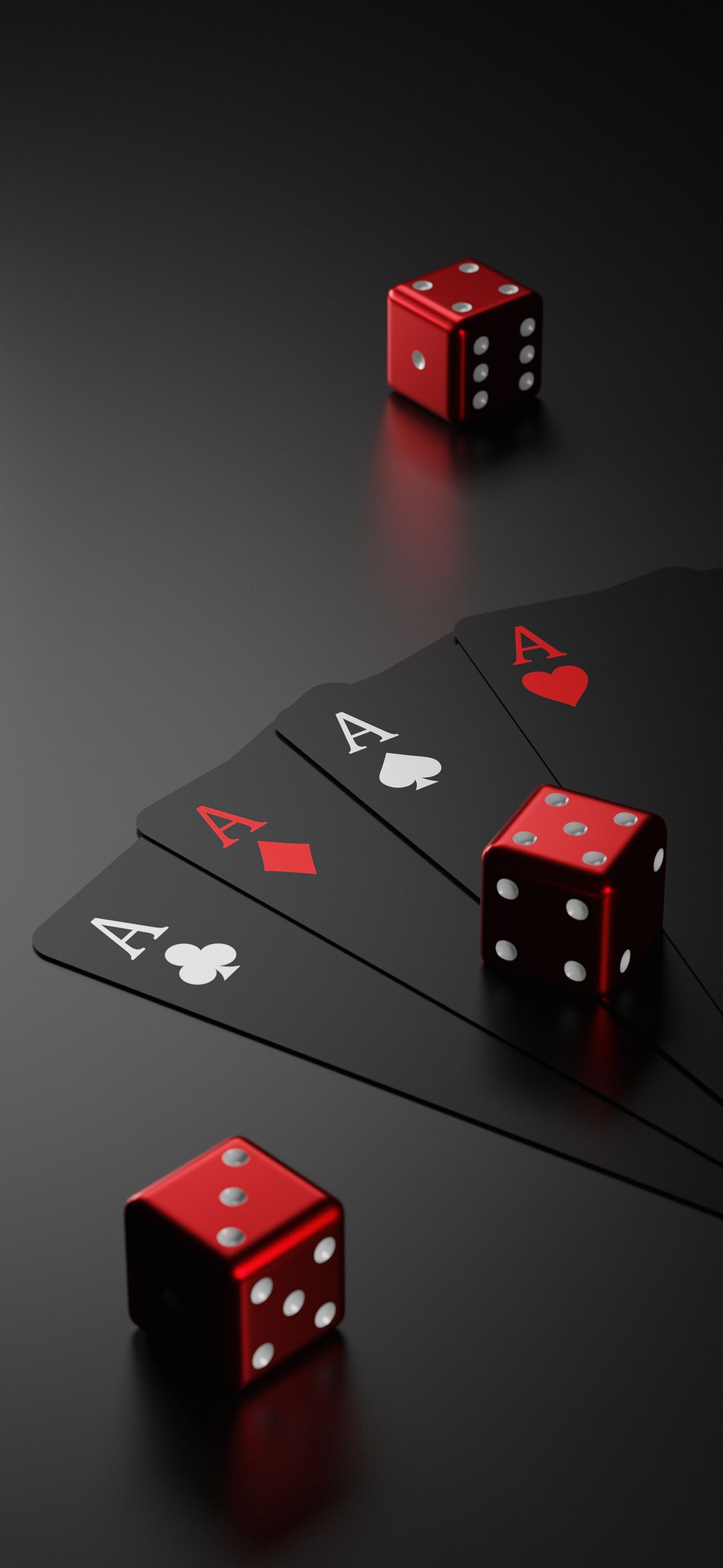 RedDiceBlackAcesWallpaper - games wallpaper for OpersCraft
