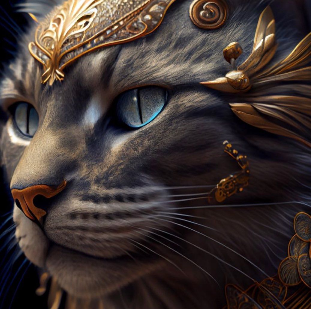Regal Cat Portrait - cat wallpaper for OpersCraft