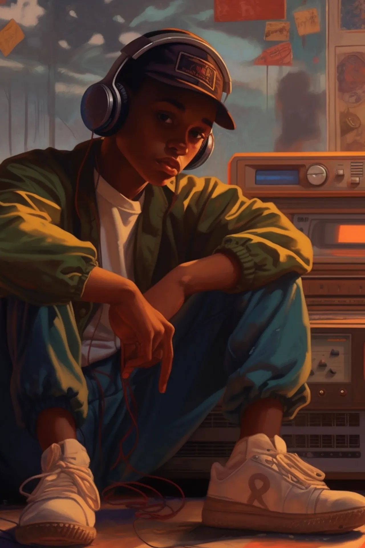 Retro Beats and Vibes - music wallpaper for OpersCraft