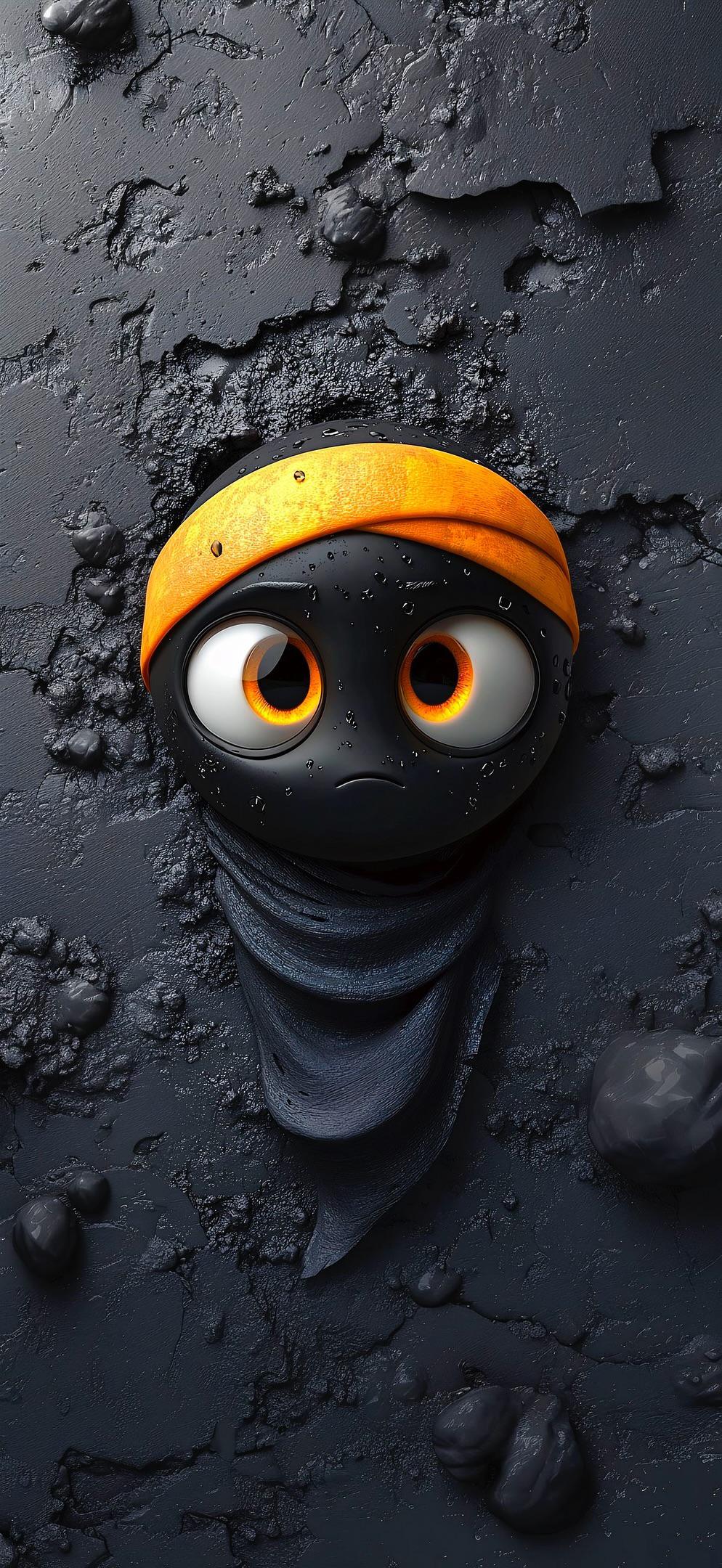 Sad Ninja Cartoon Character - cartoon wallpaper for OpersCraft