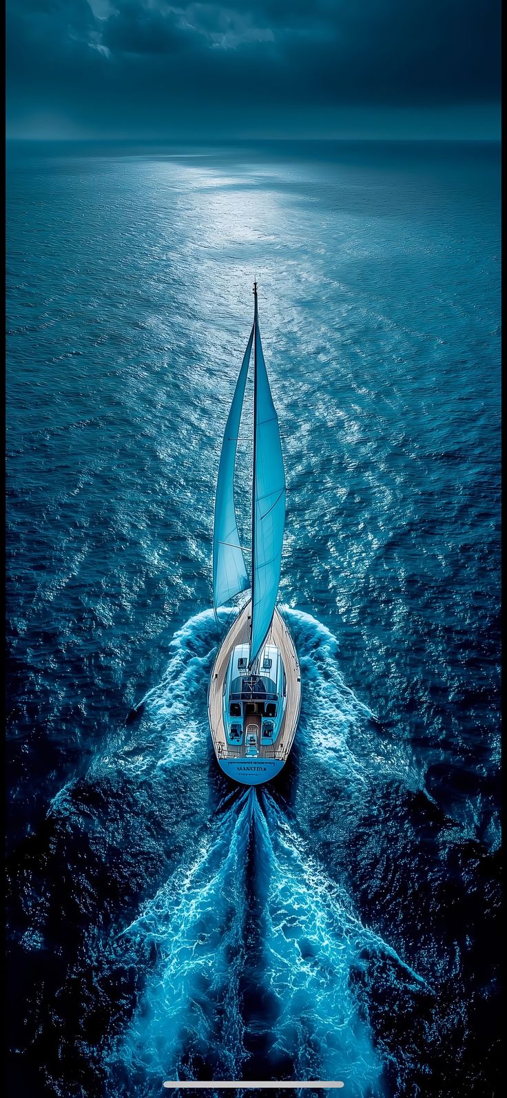 Sailing Through Deep Blue - nature wallpaper for OpersCraft