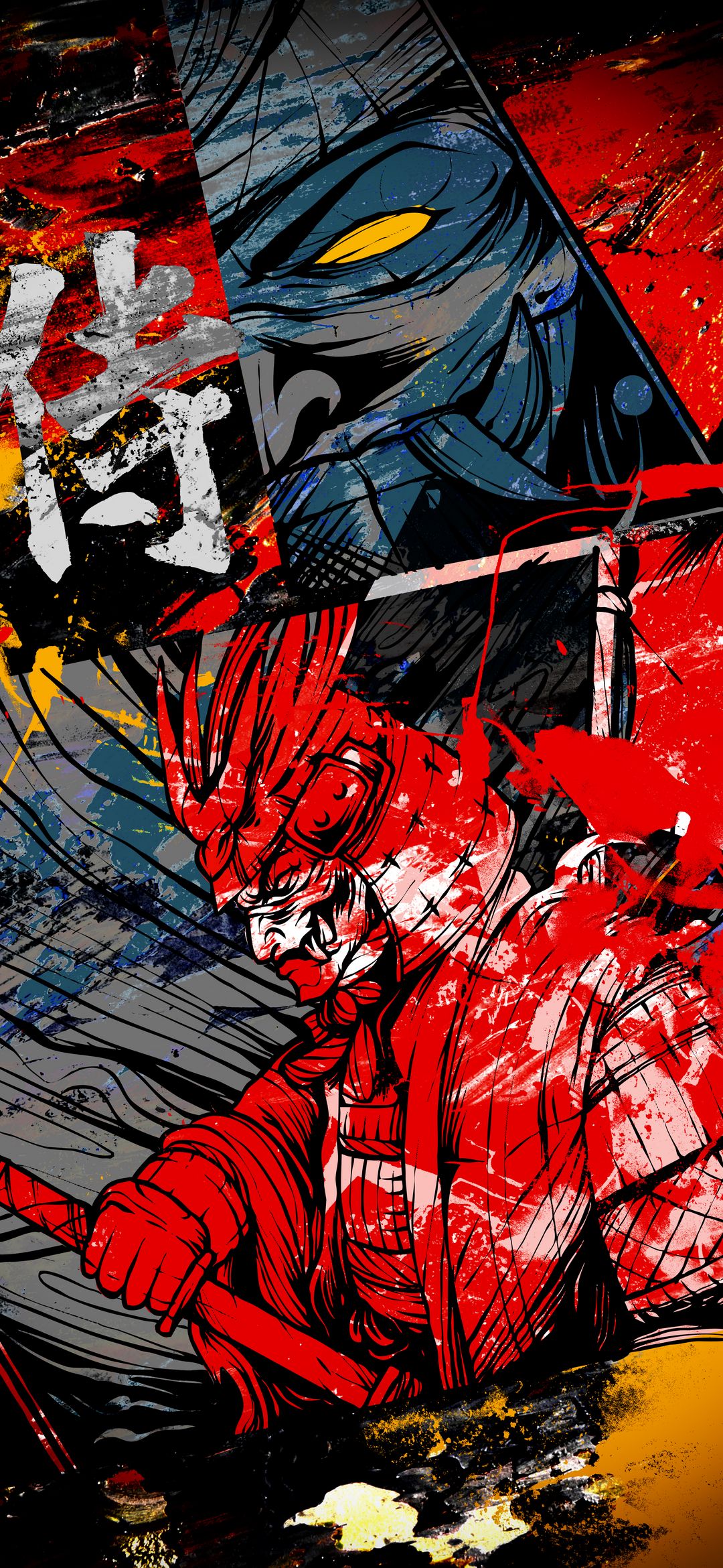 Samurai Warrior Art - ghetto wallpaper for OpersCraft