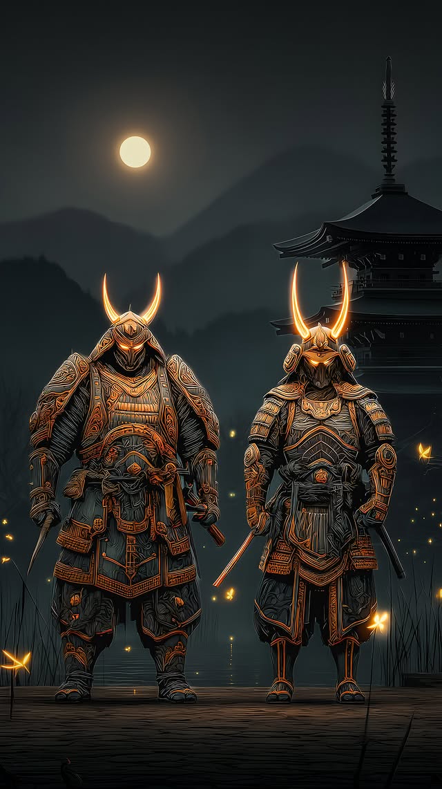 Samurai Warriors Moonlit - samurai wallpaper for OpersCraft