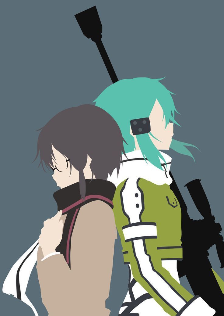 SAO: Fatal Bullet Silhouette - anime wallpaper for OpersCraft
