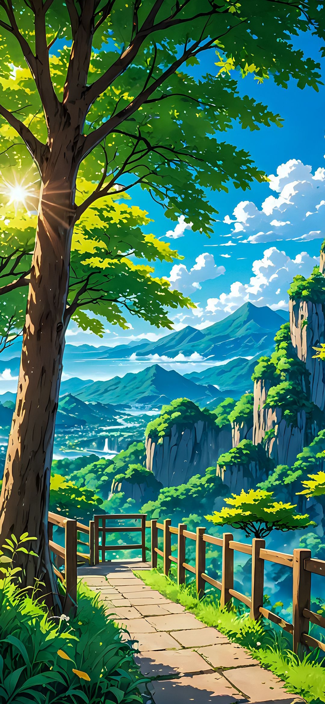 Serene Mountain Landscape - landscape wallpaper for OpersCraft