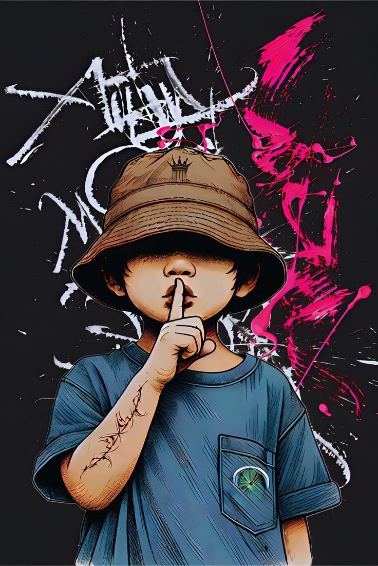 Shhh Graffiti Boy - ghetto wallpaper for OpersCraft