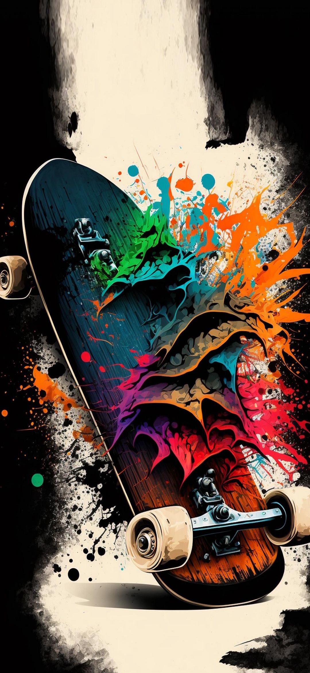 Skateboard Splash Art - skateboard wallpaper for OpersCraft