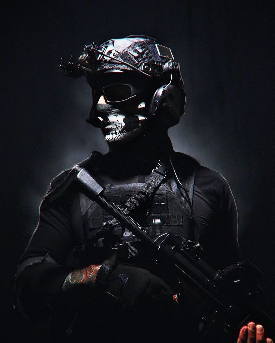 Skull Mask Soldier - random wallpaper for OpersCraft