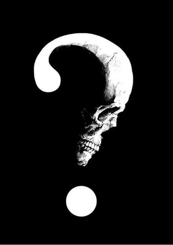 Skull Question Mark - skull wallpaper for OpersCraft