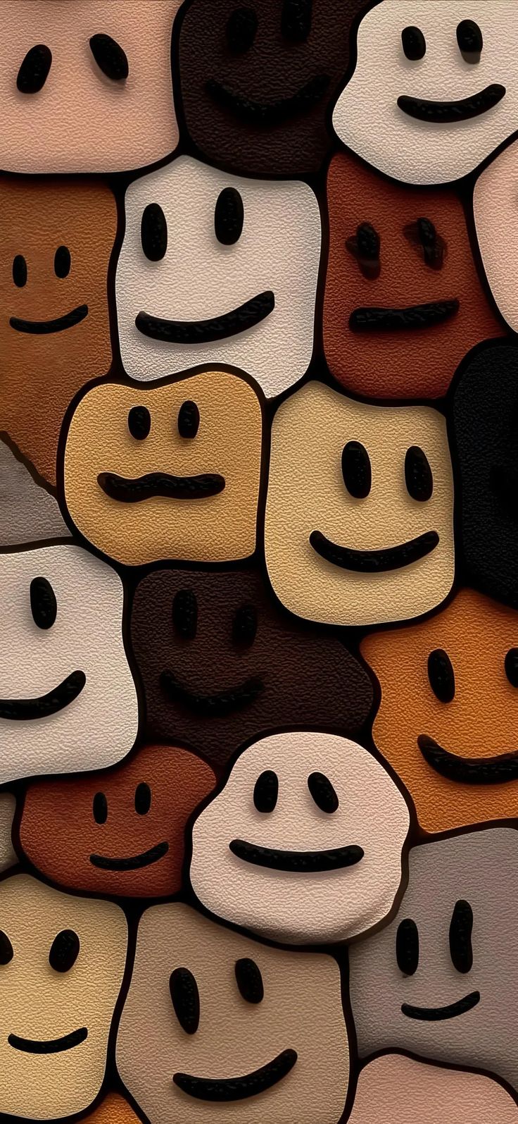 Smiley Faces Collage - dope wallpaper for OpersCraft