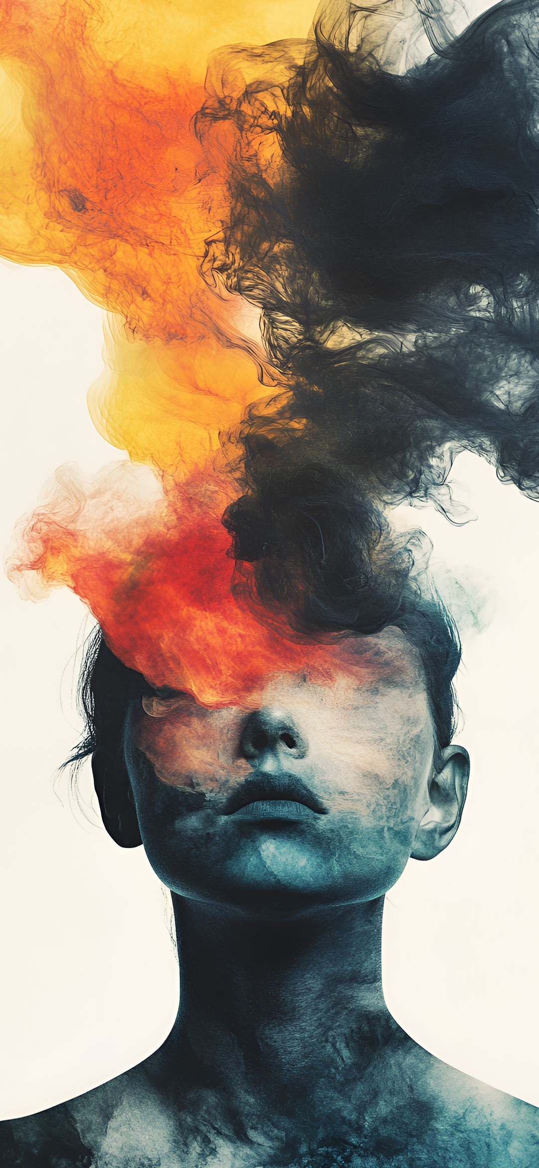 Smoked Mind Portrait - abstract wallpaper for OpersCraft
