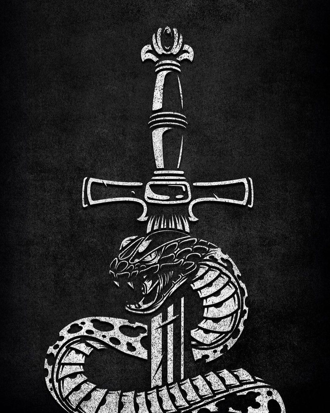 Snake and Sword Tattoo - tattoo wallpaper for OpersCraft