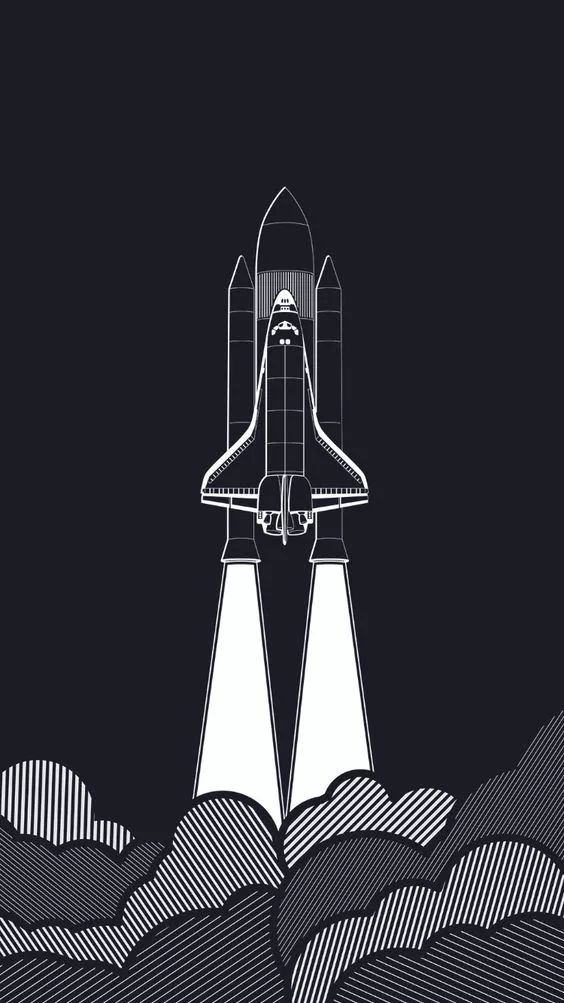 Space Shuttle Launch Art - space wallpaper for OpersCraft