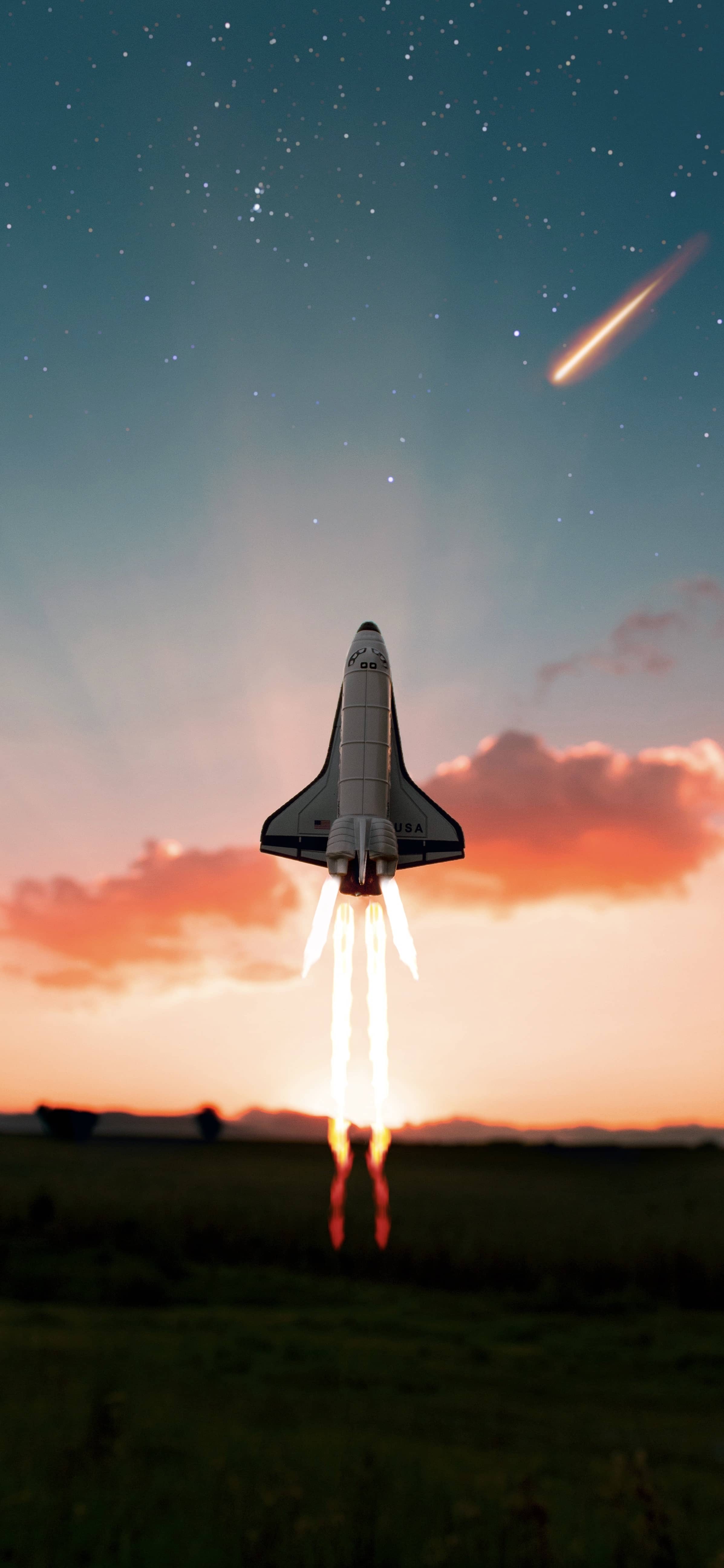 Space Shuttle Launch - space wallpaper for OpersCraft