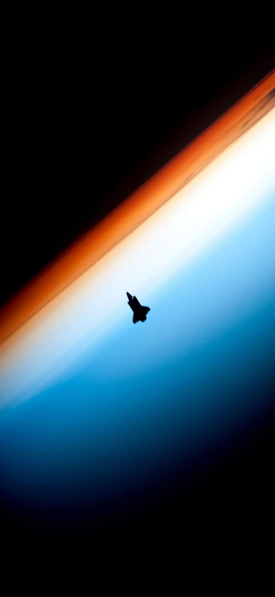 Space Shuttle Silhouette - space wallpaper for OpersCraft