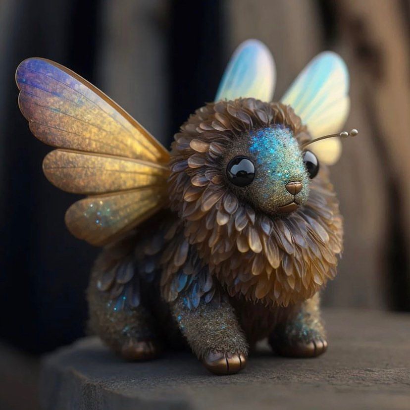 Sparkling Butterfly Creature - fantasy wallpaper for OpersCraft