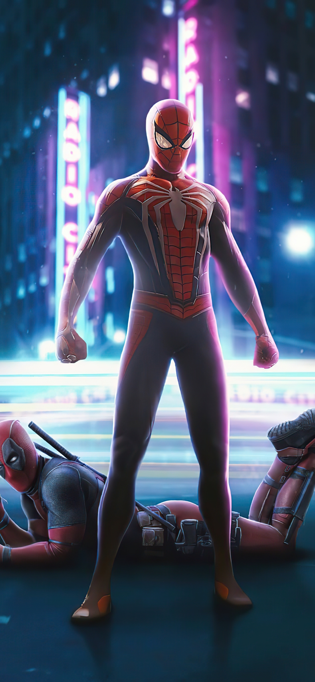 Spider-Man and Deadpool - spider-man wallpaper for OpersCraft