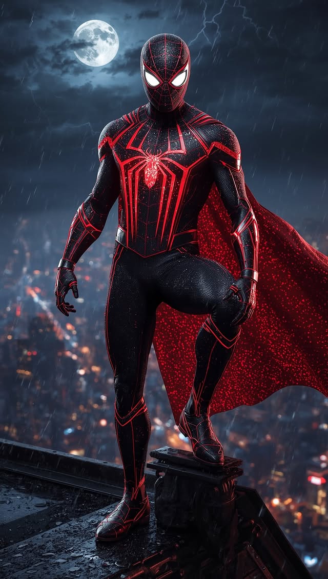 Spider-Man Neon Vigil - spider-man wallpaper for OpersCraft