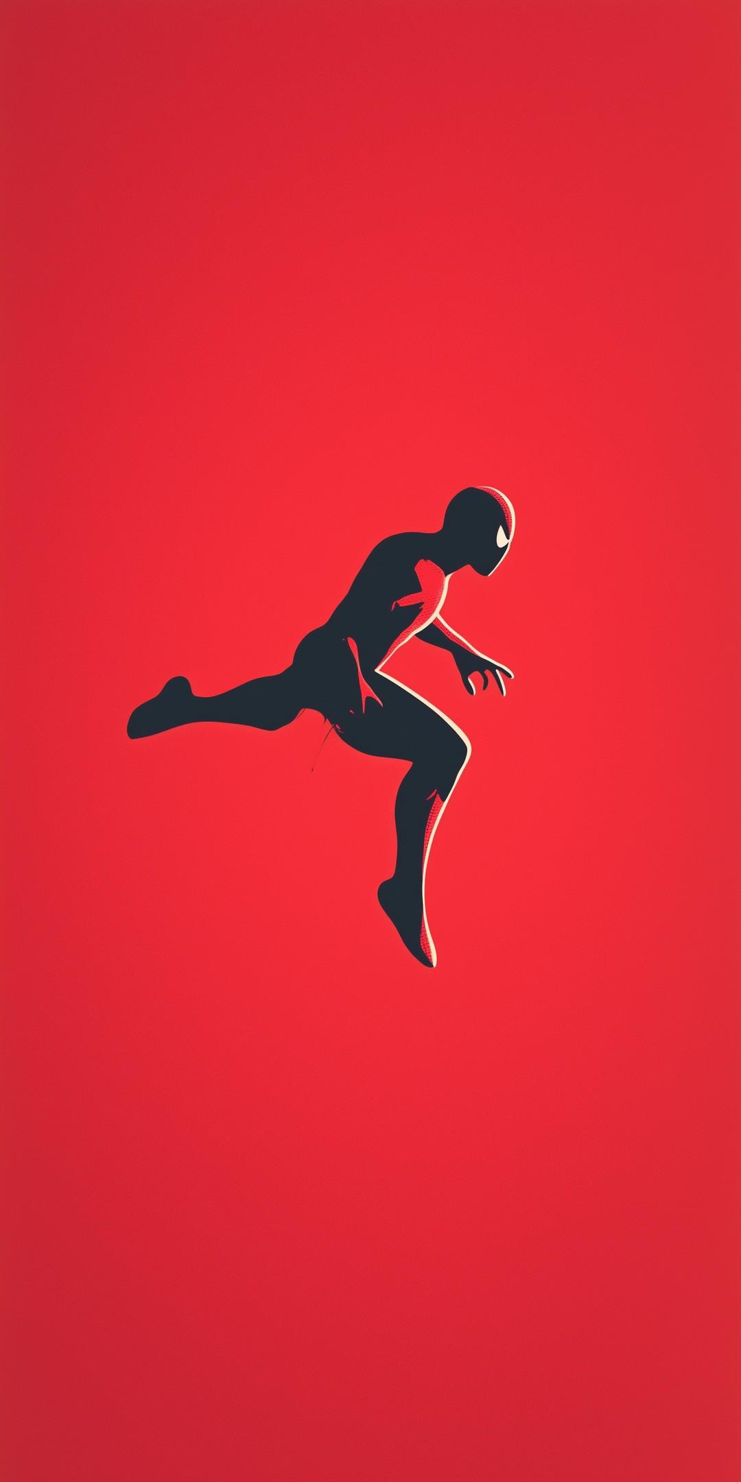 Spider-Man Silhouette Red - spider-man wallpaper for OpersCraft