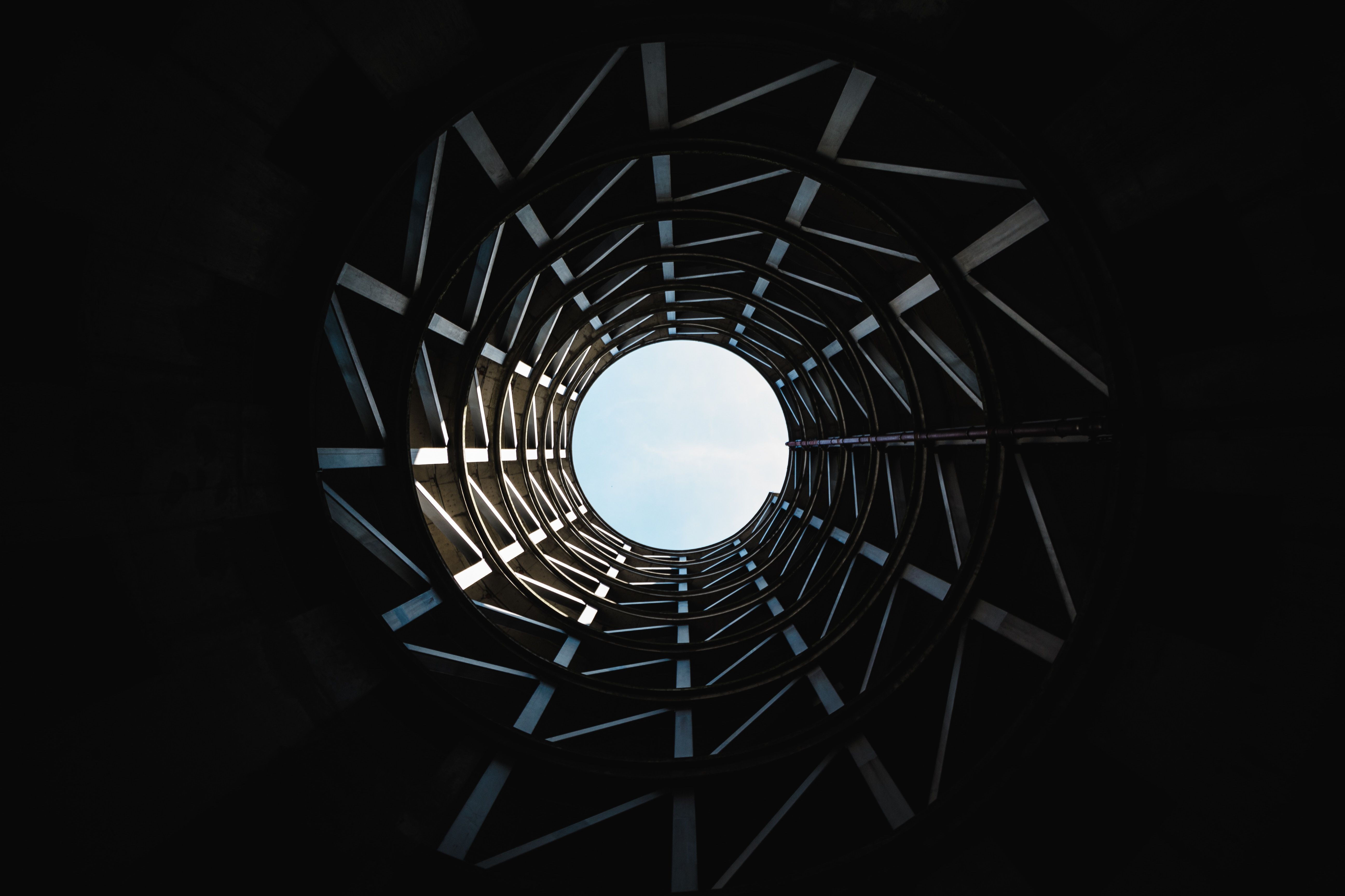Spiral Structure Skyward View - architecture wallpaper for OpersCraft
