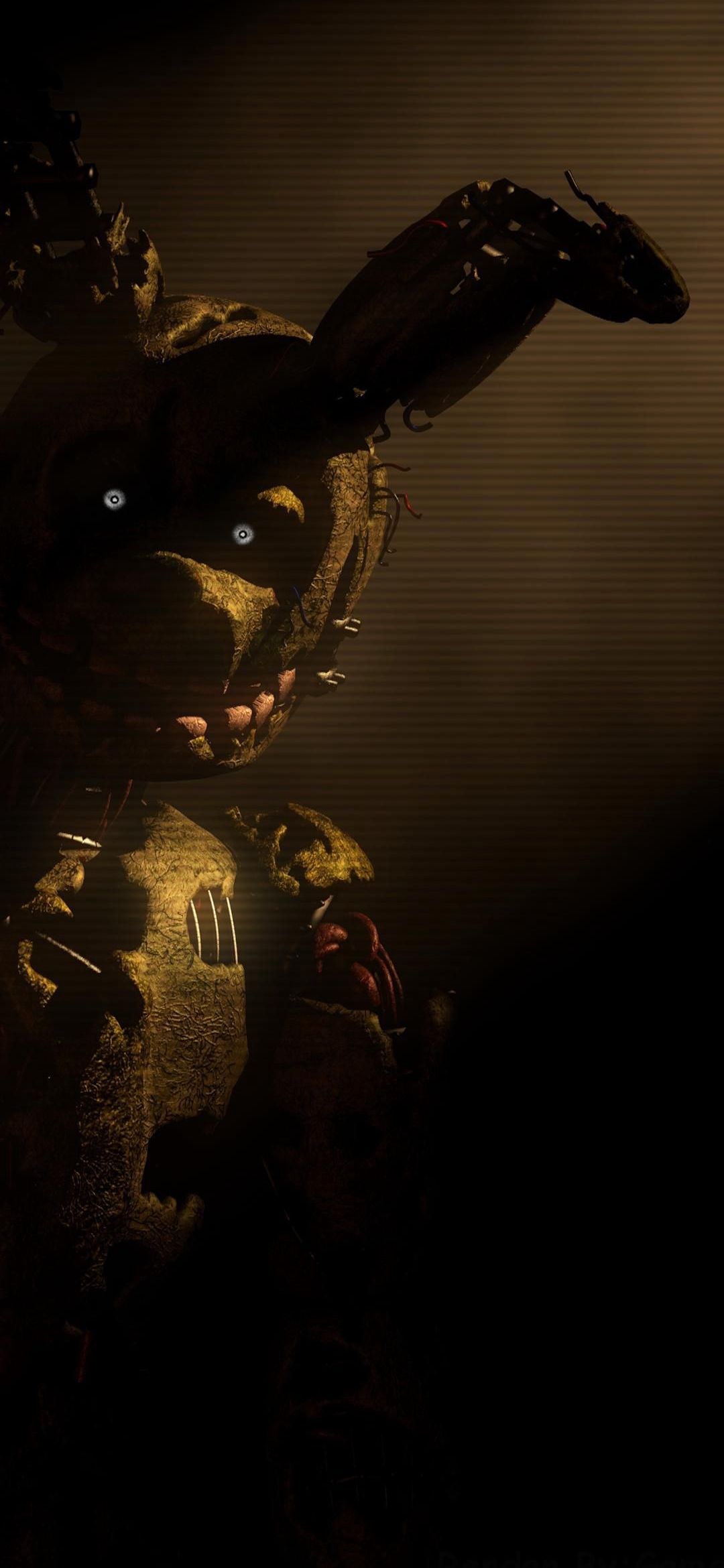 Springtrap's Glowing Eyes - wallpaper for OpersCraft