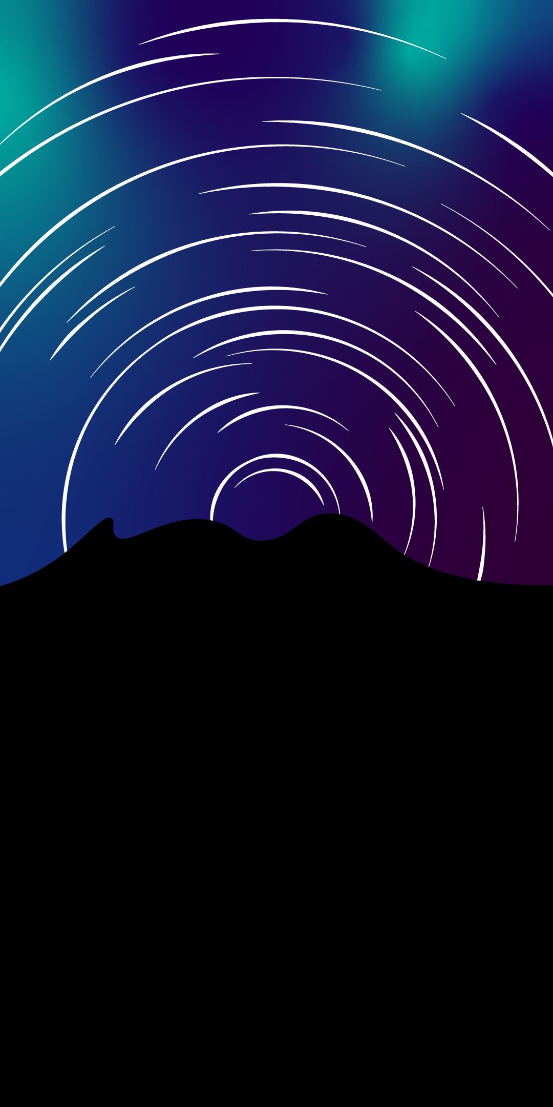 Star Trails Over Mountains - space wallpaper for OpersCraft