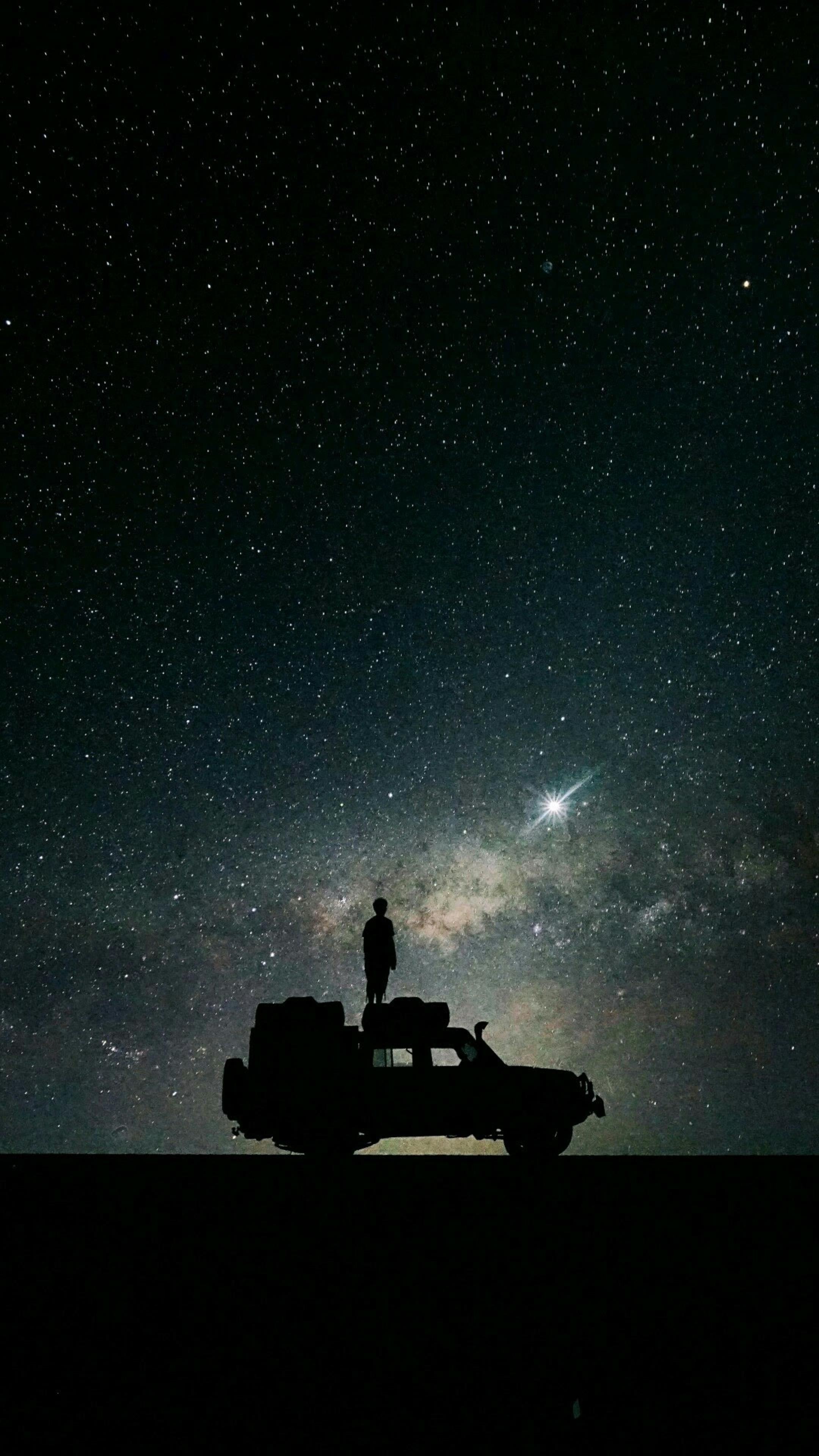 Starry Night Adventure - night wallpaper for OpersCraft