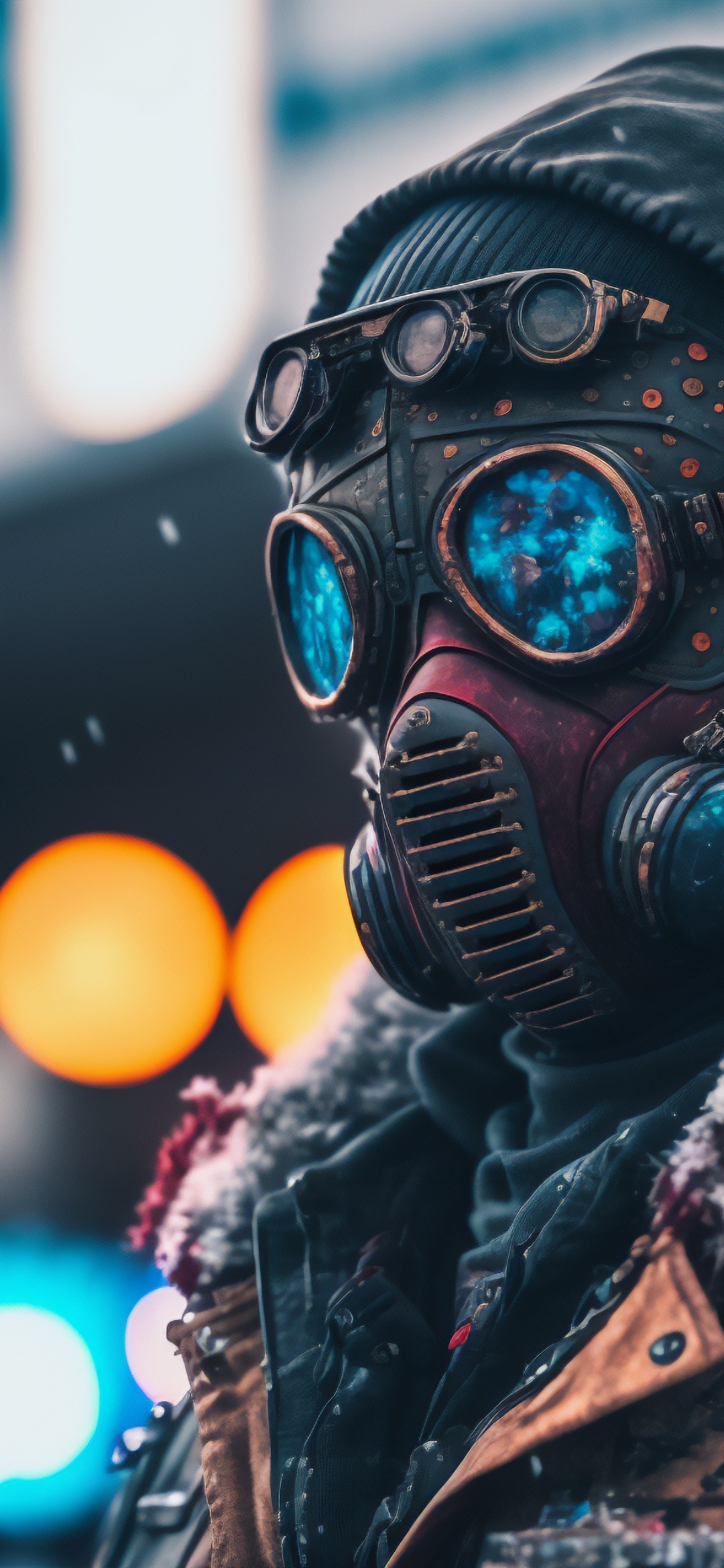 Steampunk Gas Mask Portrait - random wallpaper for OpersCraft
