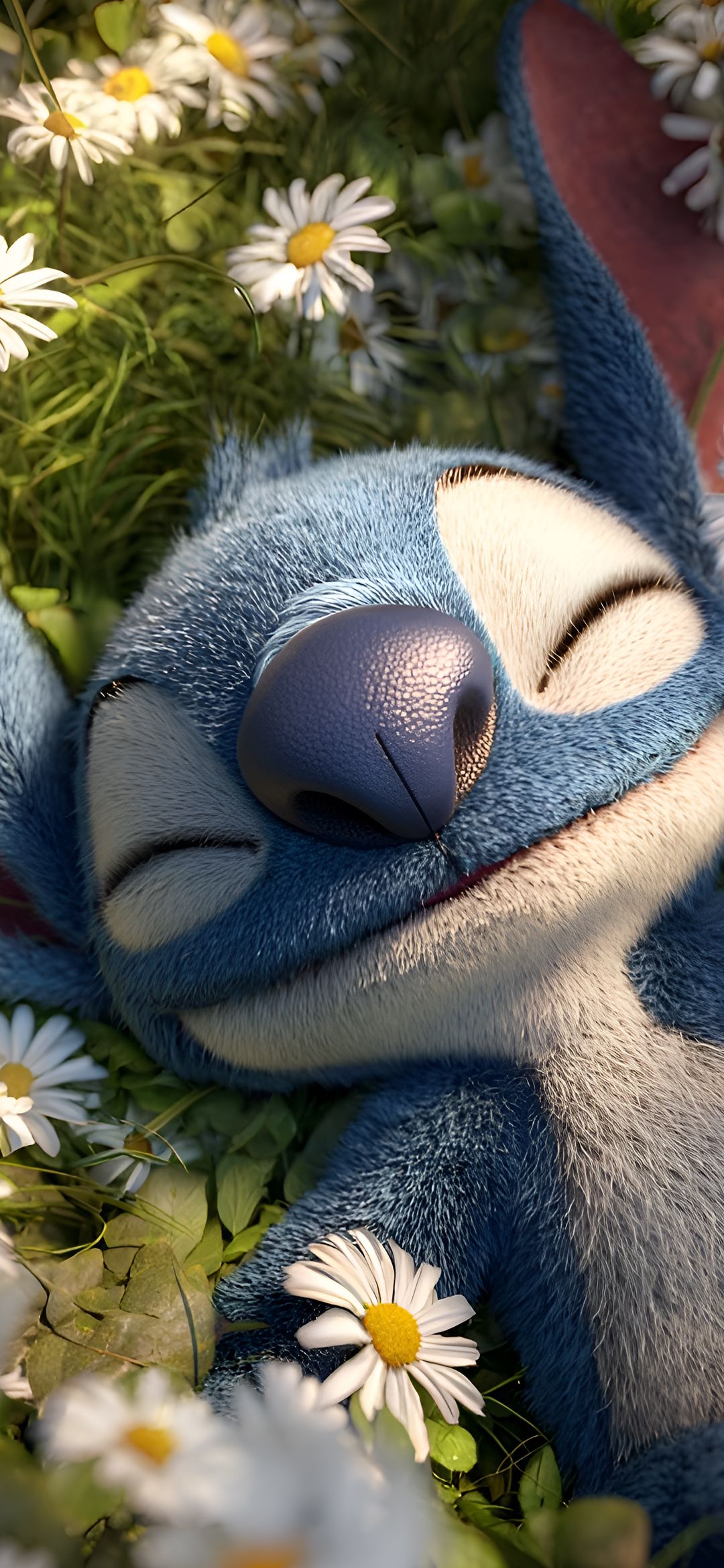 Stitch Sleeping in Flowers - random wallpaper for OpersCraft
